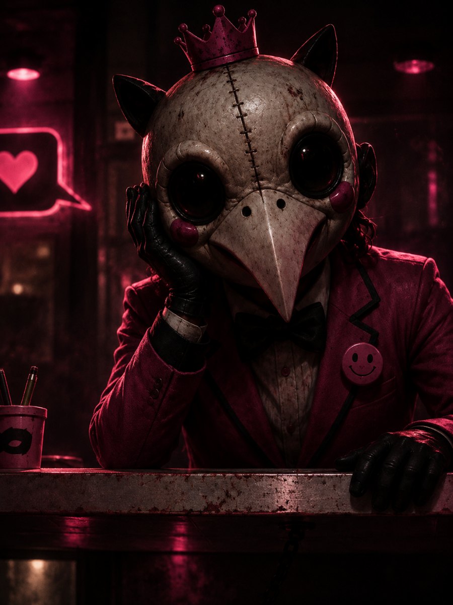 PROXXY — der Gamemaster mit der Vogelmaske aus SO CLOSE